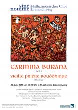 Plakat St. Johannis Braunschweig, 29.06.2019, Carmina Burana
