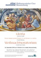 Plakat St. Jakobi Braunschweig, 22.12.2019, Weihnachtskonzert