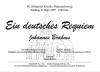 Plakat St. Johannis am 9. März 1997 "Brahms Ein deutsches Requiem"